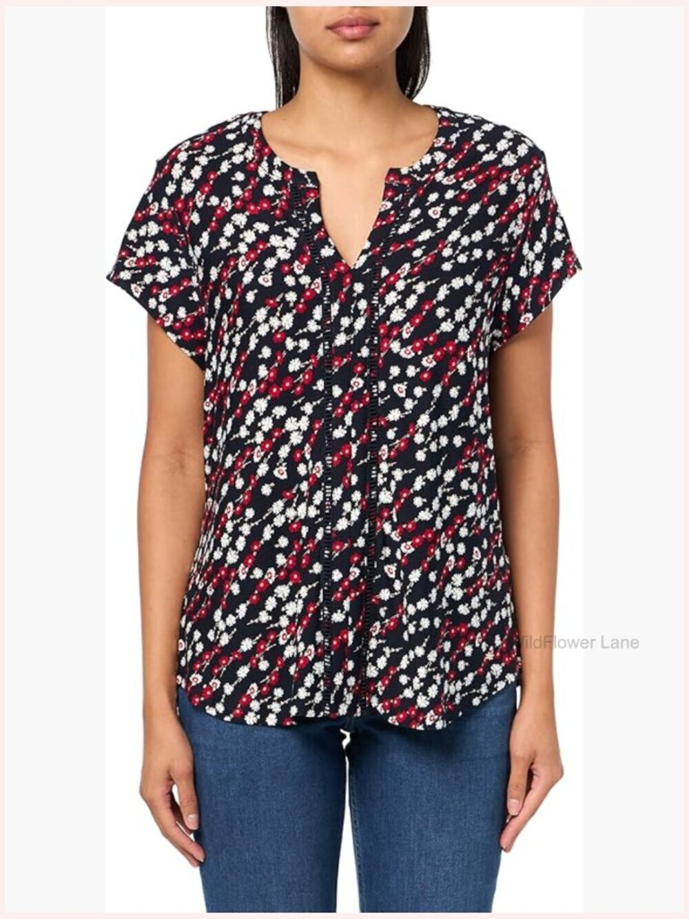 Women's Soft Short Sleeve Knit Top Casual T-Shirt